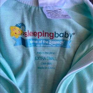 Sleeping baby swaddle sleep blanket